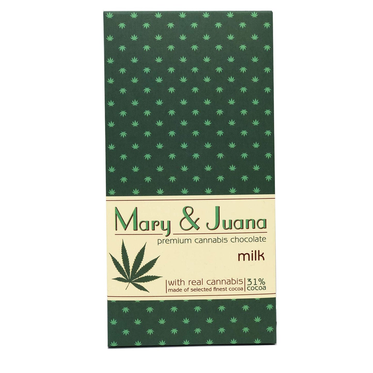 Mary & Juana premium cannabis ciocolată cu lapte