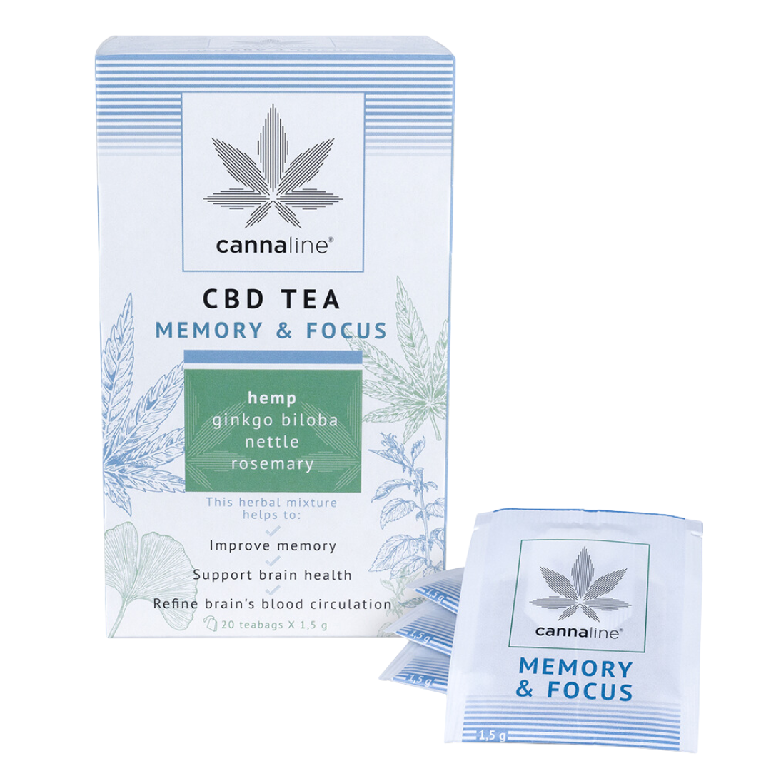 Cannaline CBD Ceai - MEMORIE ȘI CONCENTRARE