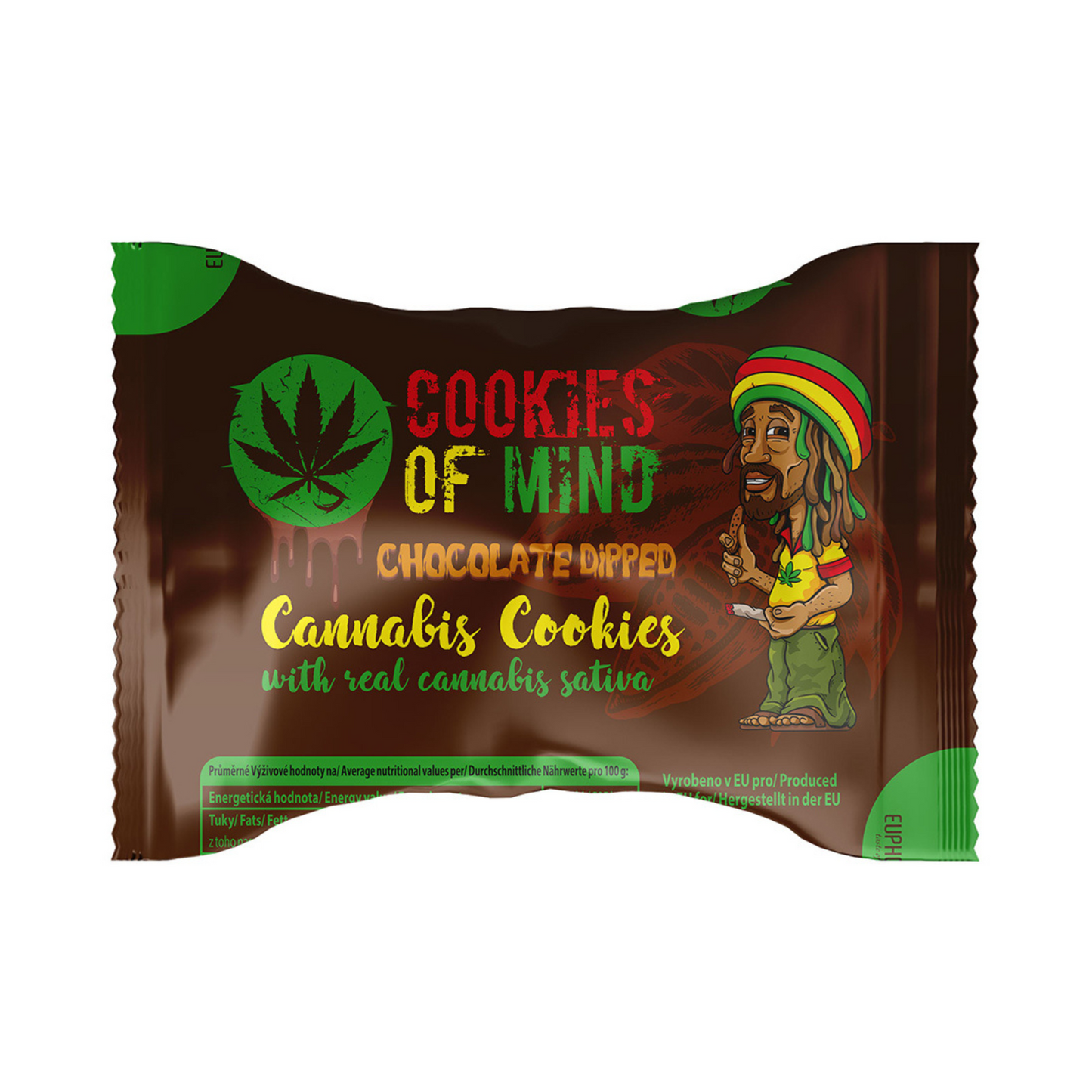 Cookies CBD învelite în ciocolată