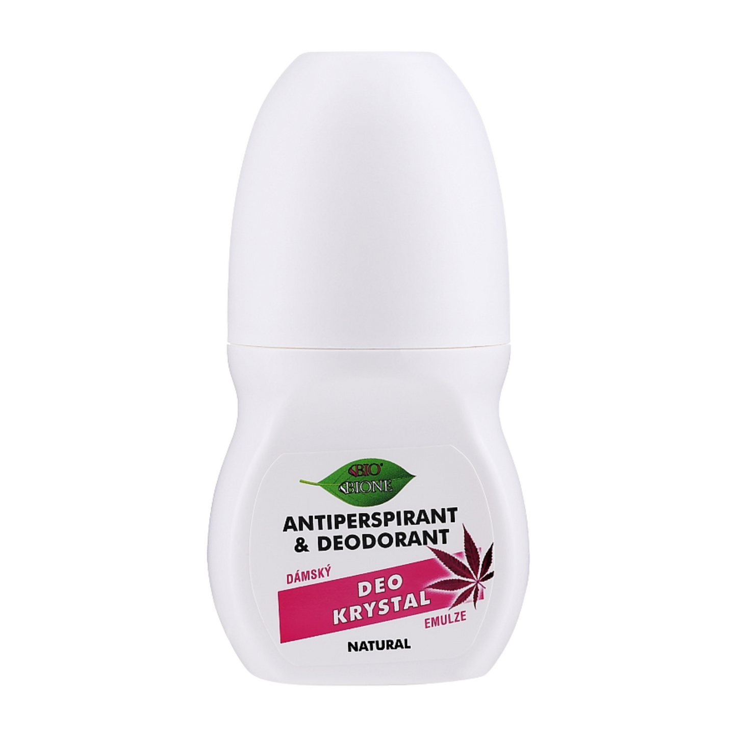 Deodorant natural roll-on pentru femei cu cânepă, 80 ml.