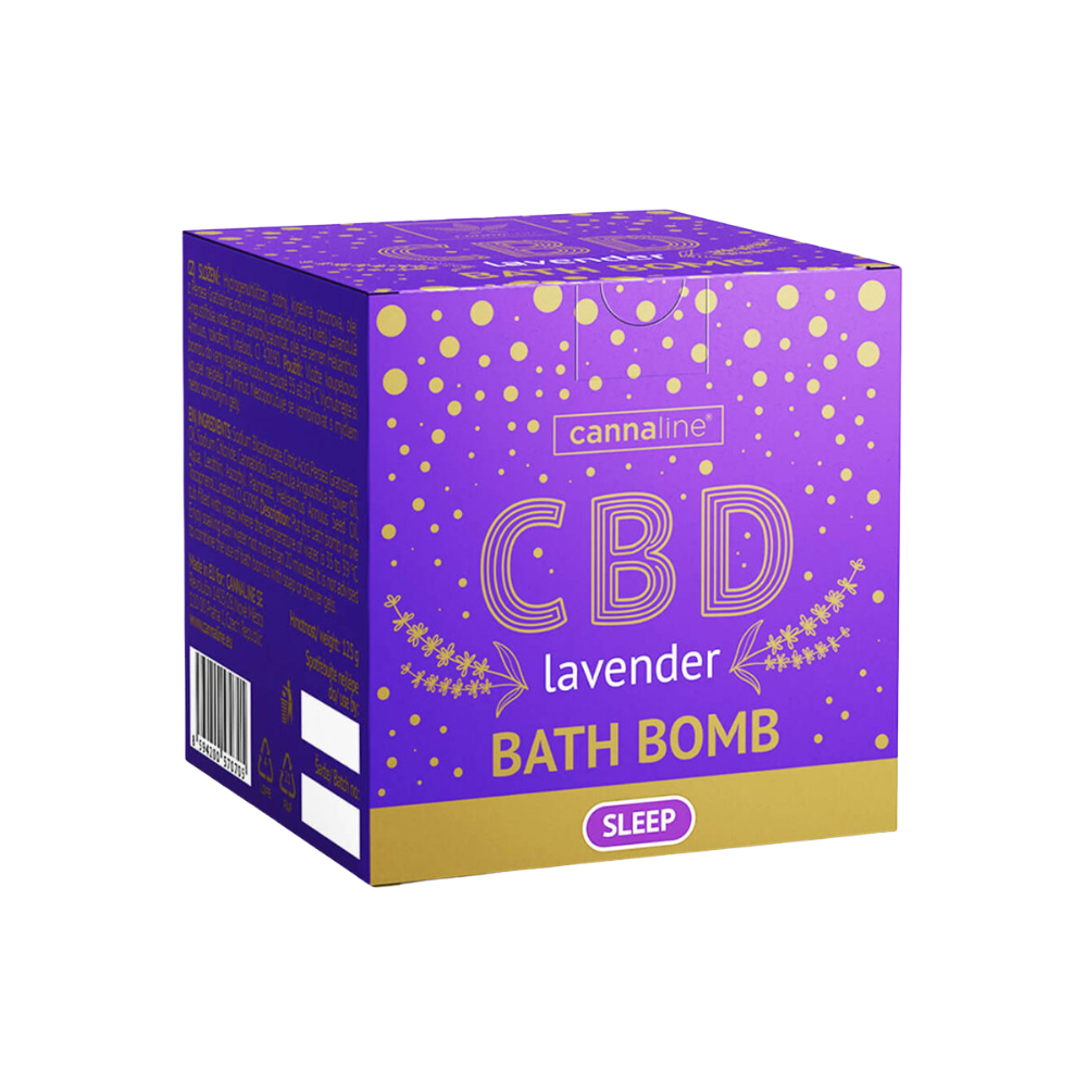 Cannaline Bombe de Baie cu CBD și Lavandă