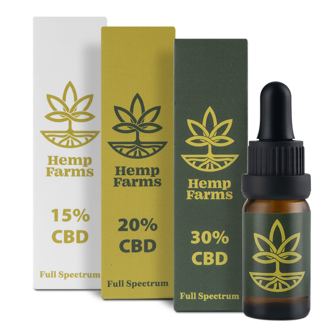Ulei CBD Hemp Farms CBD Oil Promoție 15%+20%+30% 30ml. Full Spectrum