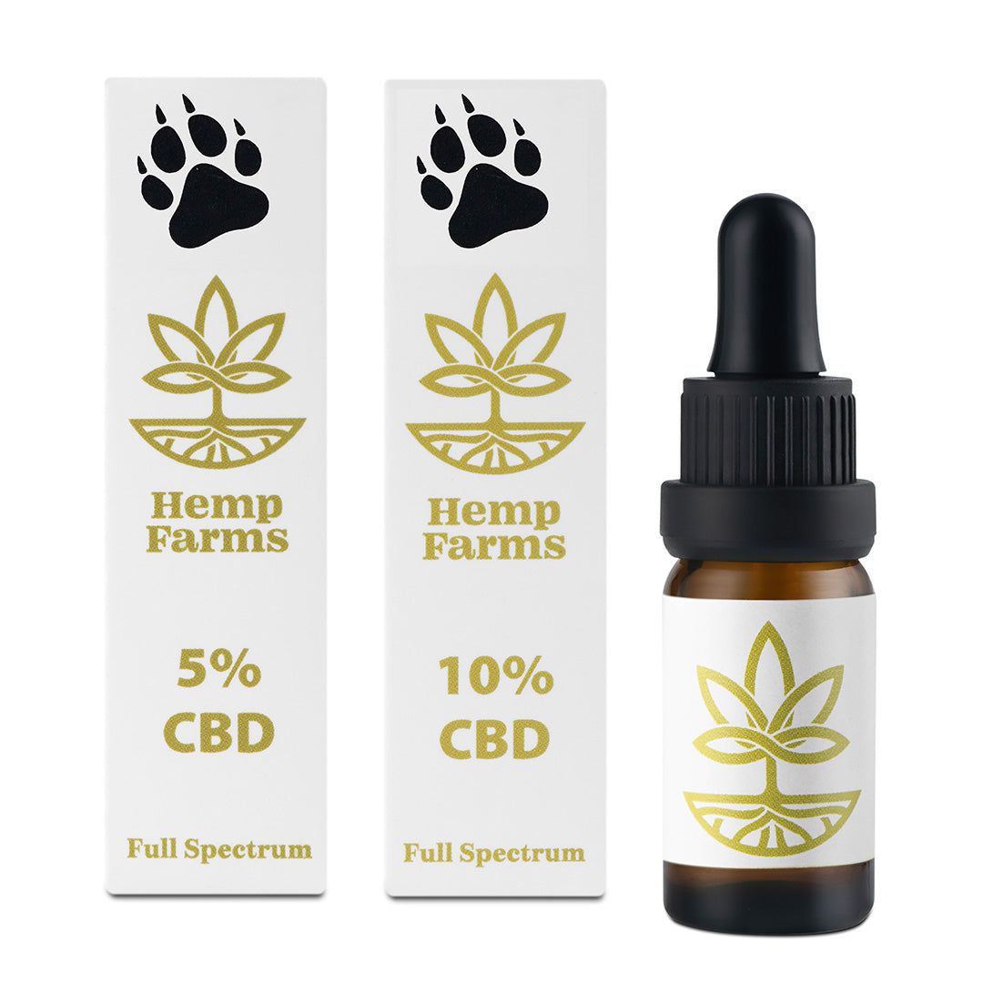 Ulei CBD Hemp Farms CBD Oil Promoție 5%+10% Full Spectrum pentru Animale