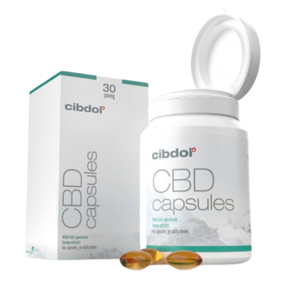 Cibdol CBD capsule din gel moale (drajeuri) 30%