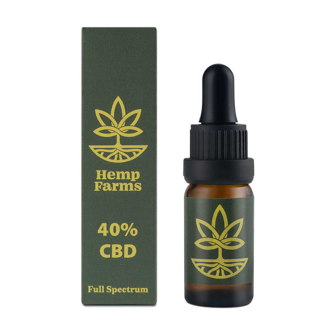 Ulei CBD Hemp Farms CBD Oil 40% 10ml. Full Spectrum