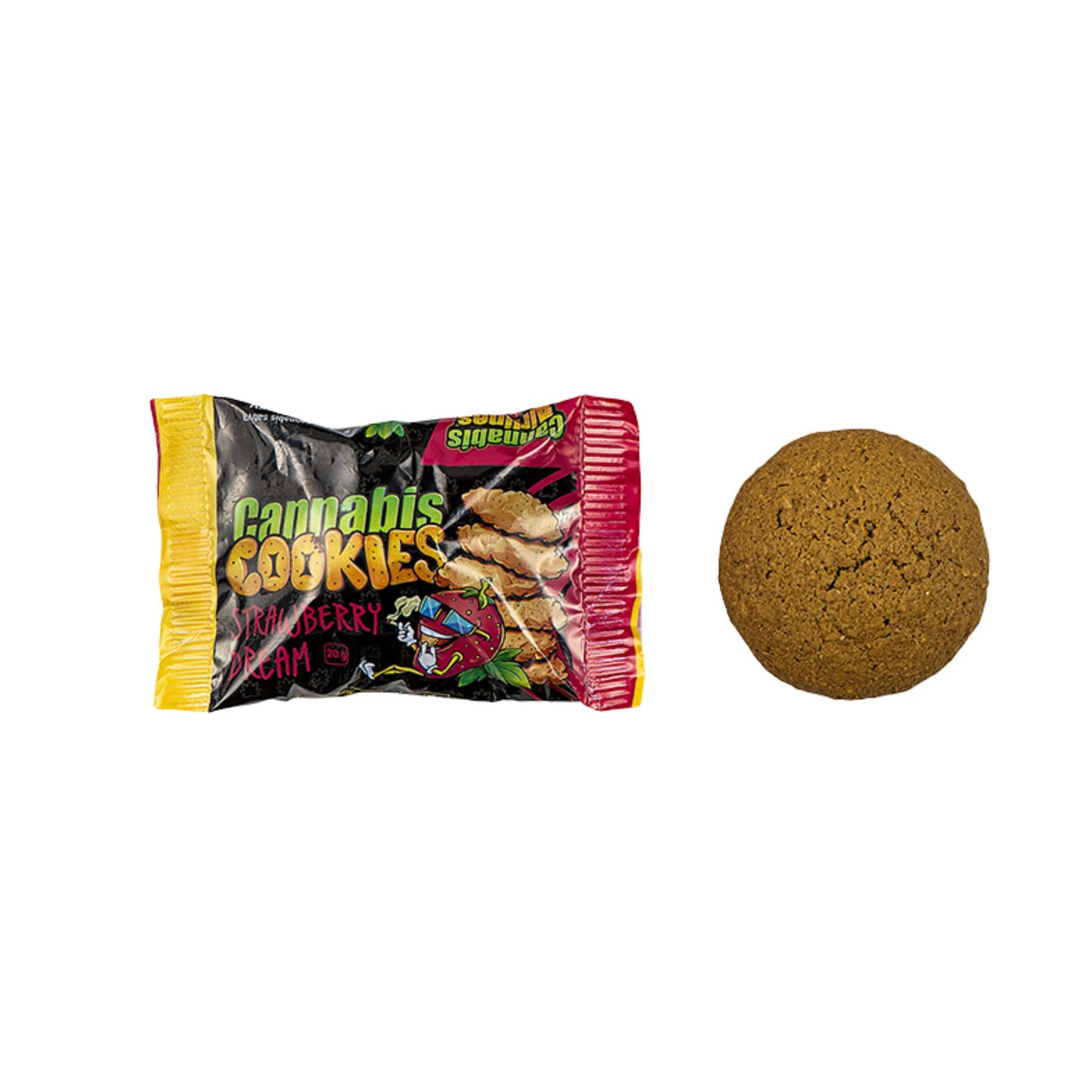 Cookie-uri CBD cu căpșuni