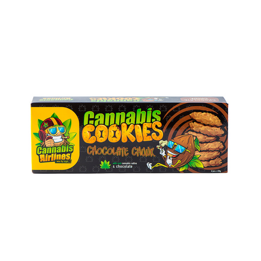Cannabis Airlines Biscuiți de Cânepă – CHOCOLATE CHUNK (6 x 20g)