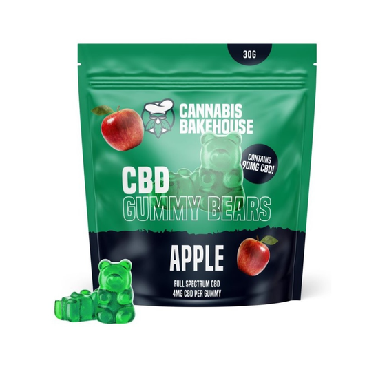 Cannabis Bakehouse CBD Gummy Bears - Măr
