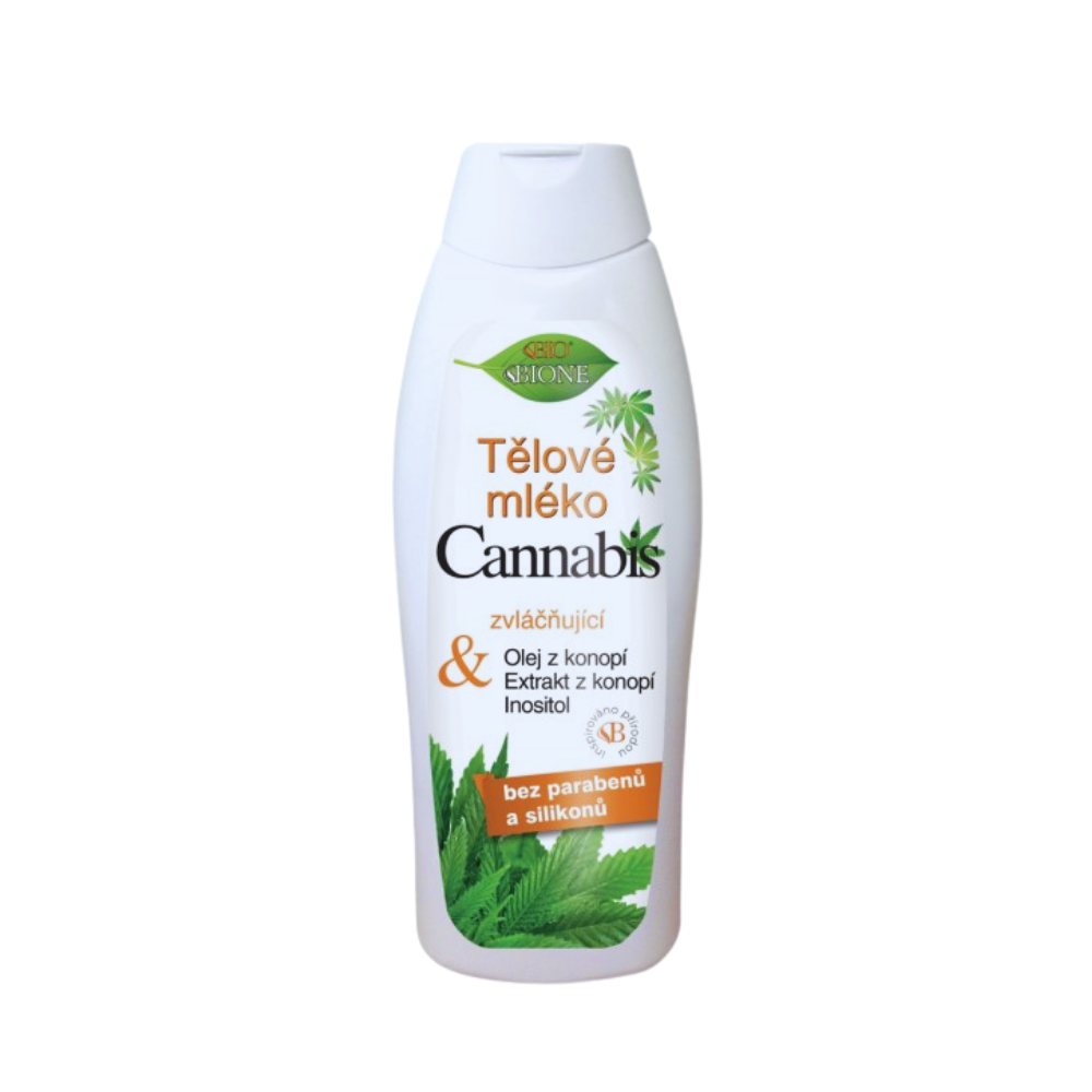 BIONE Loțiune de corp cu ulei de cânepă - 500 ml