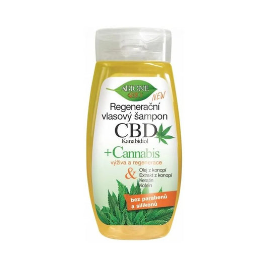 Bione CBD șampon pentru păr 260 ml – regenerant și împotriva căderii părului