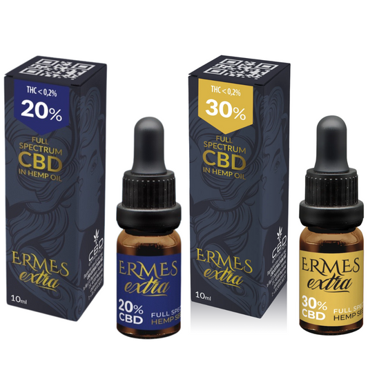 Ulei CBD Ermes Promoție 20%+30% CBD Oil 5000mg. Canabidiol 20ml. Full Spectrum