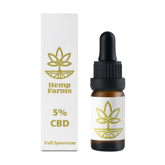 Ulei CBD Hemp Farms CBD Oil 5% 10ml. Full Spectrum