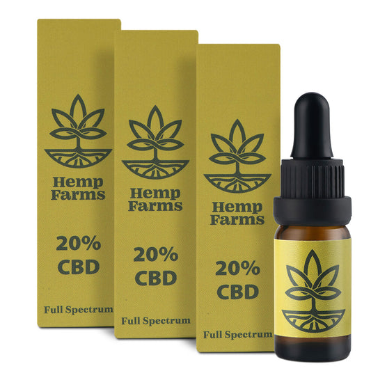 Ulei CBD Hemp Farms CBD Oil Promoție 20%+20%+20% 30ml. Full Spectrum