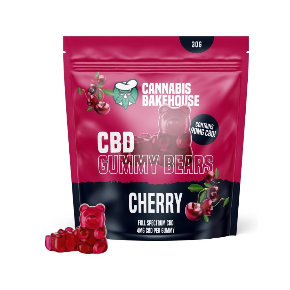 Cannabis Bakehouse CBD Gummy Bears - Cireș