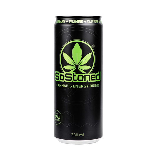 SoStoned băutură energizantă cu CBD și aromă de cânepă 330 ml